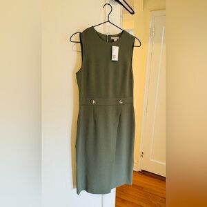 H&M Sage Green Sheath Dress